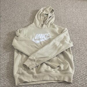 Nike Sand Hoodie with White Logo